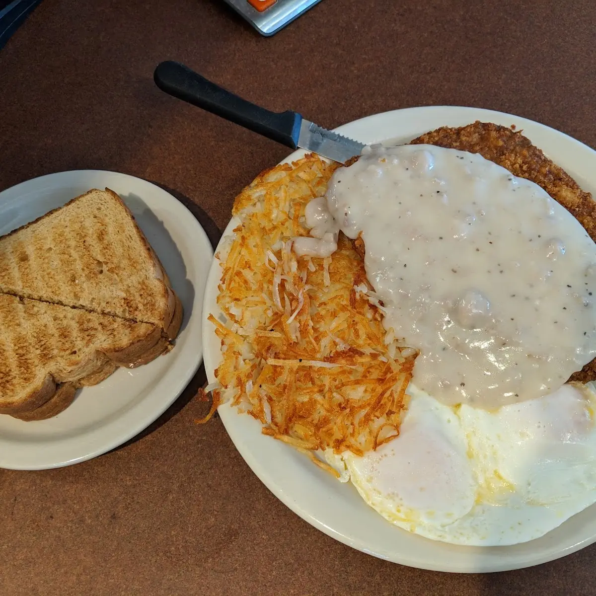 Chicken Fried Steak Breakfast