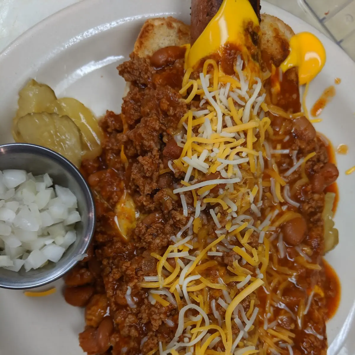 Foot Long Chili Cheese Dog