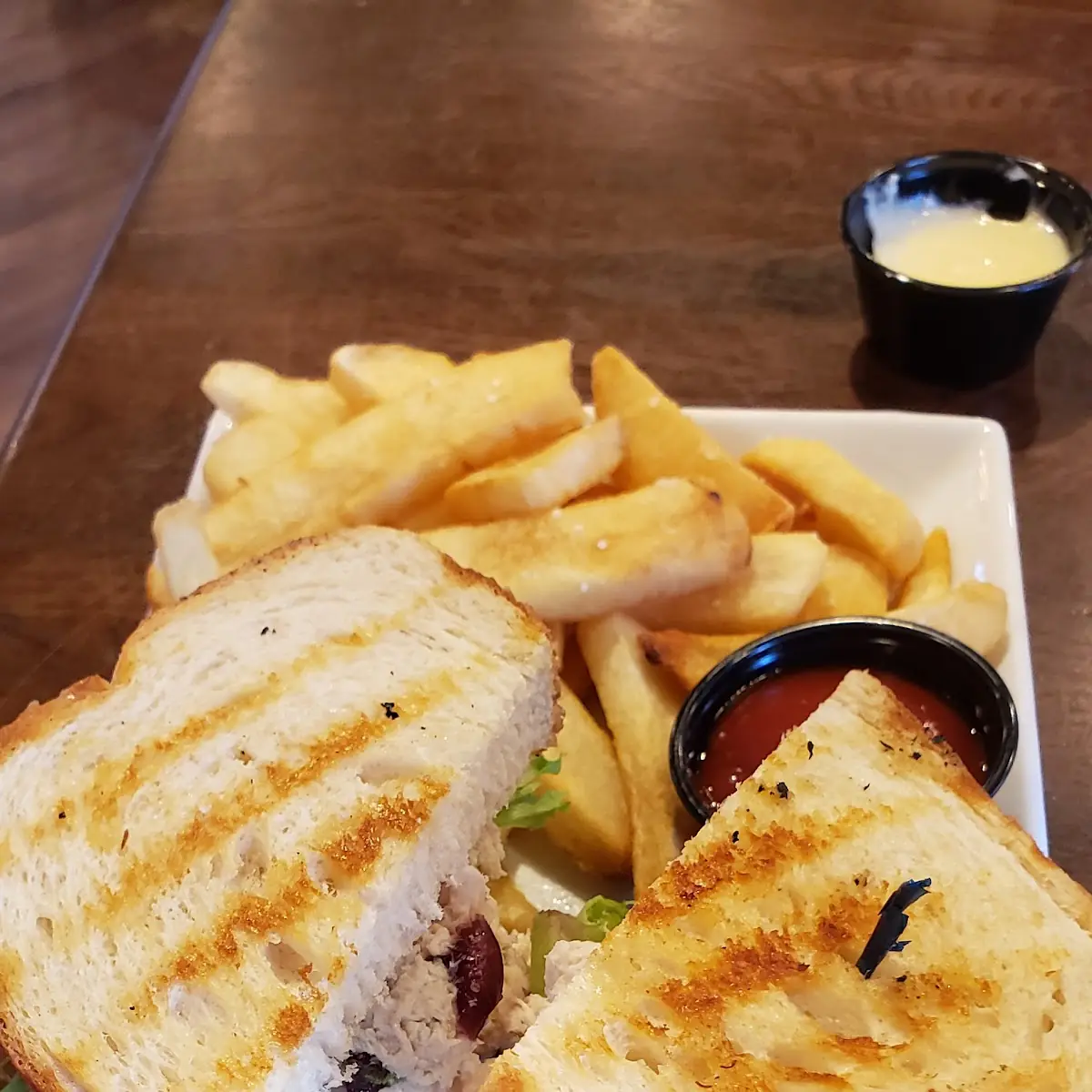 Chicken Salad Sandwich on Sourdough Toast