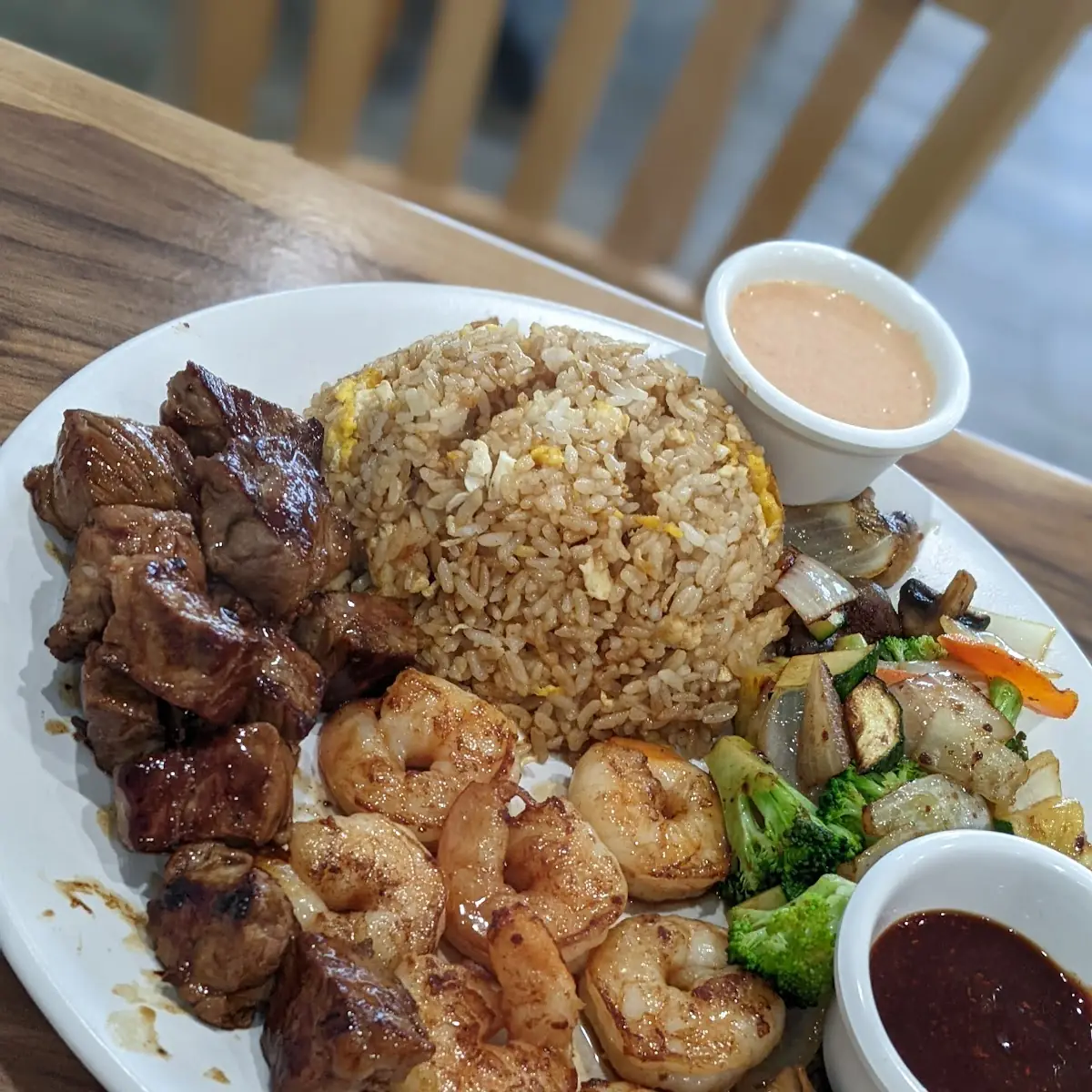 Hibachi Steak and Shrimp