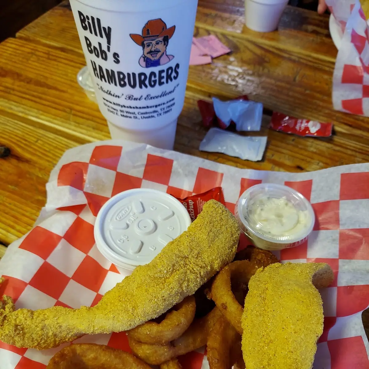 Fried Fish and Onion Rings