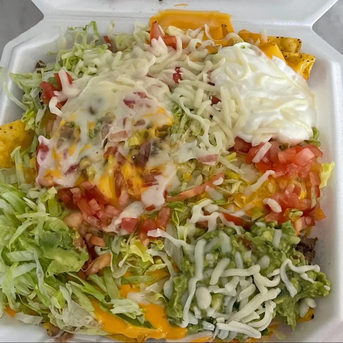 Nachos Con Carne Asada