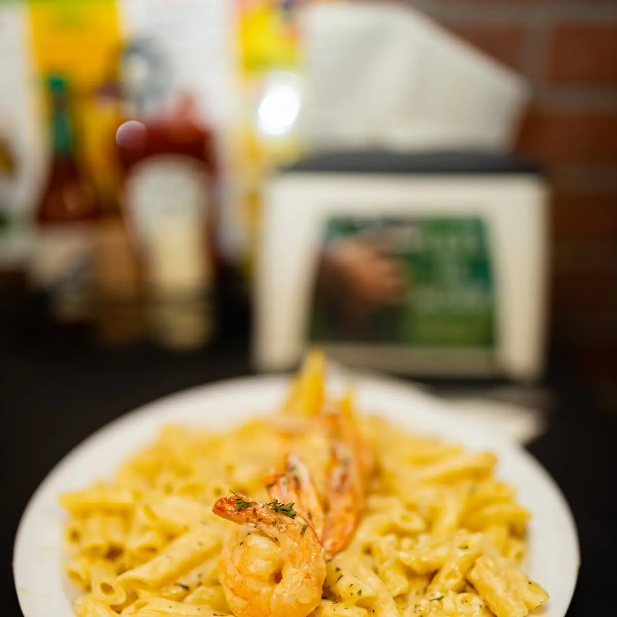 Penne Shrimp Alfredo
