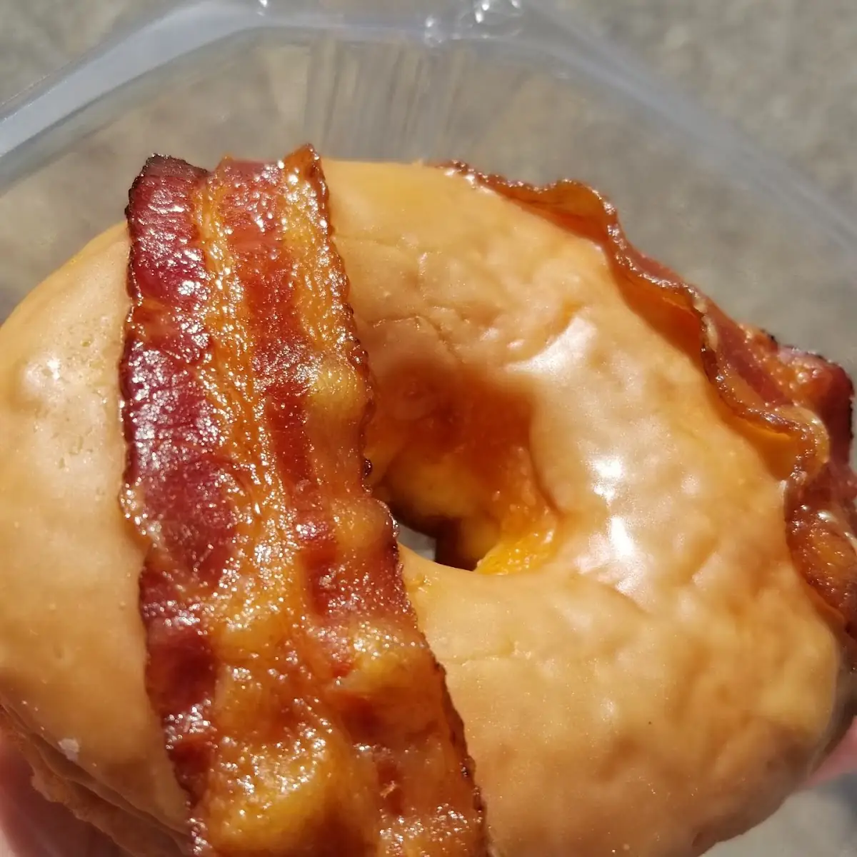 Bacon Maple Ring Donut