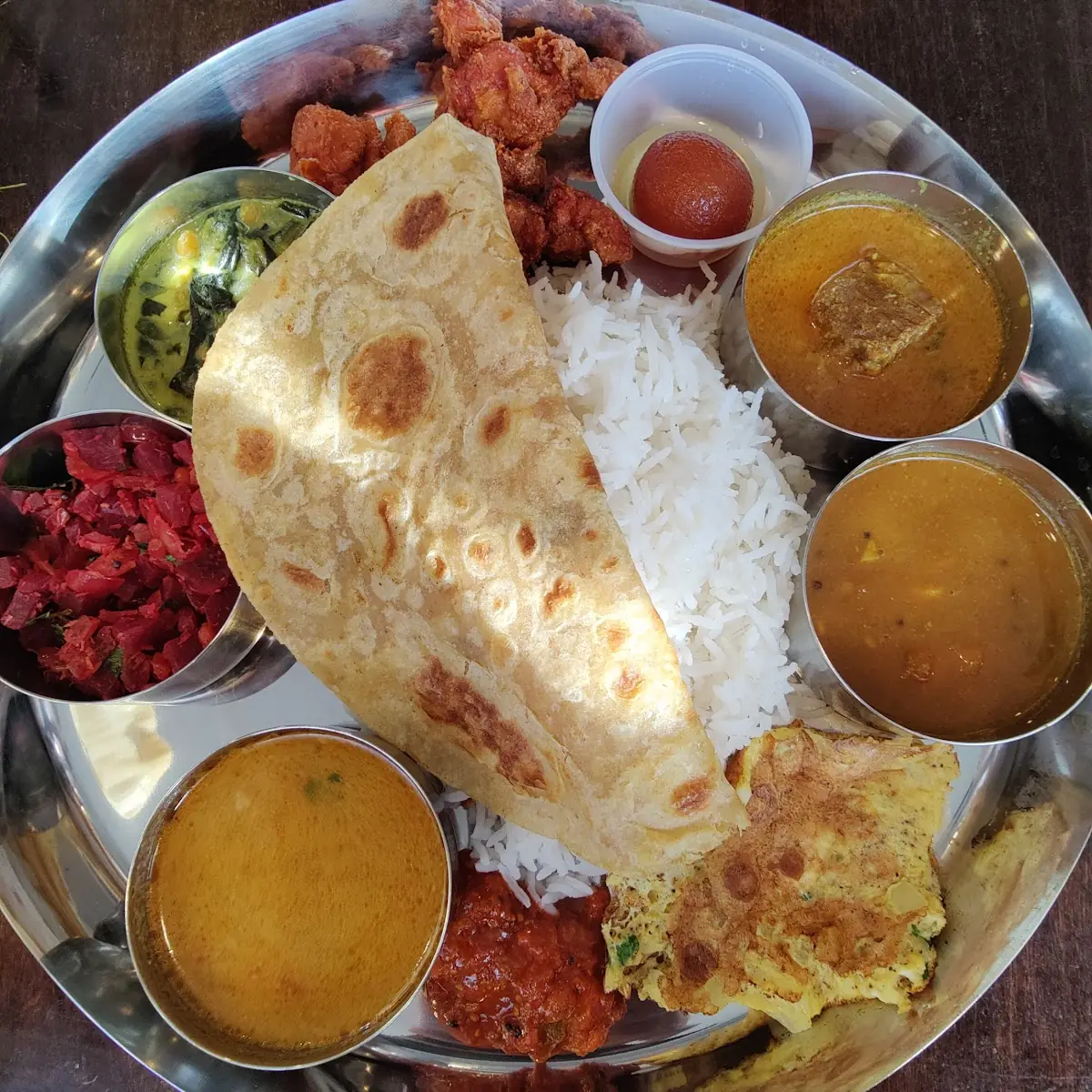 South Indian Non Veg Thali
