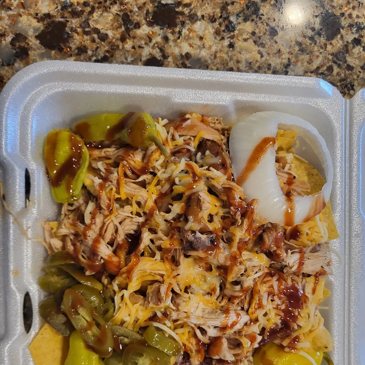 Pulled Chicken Nachos