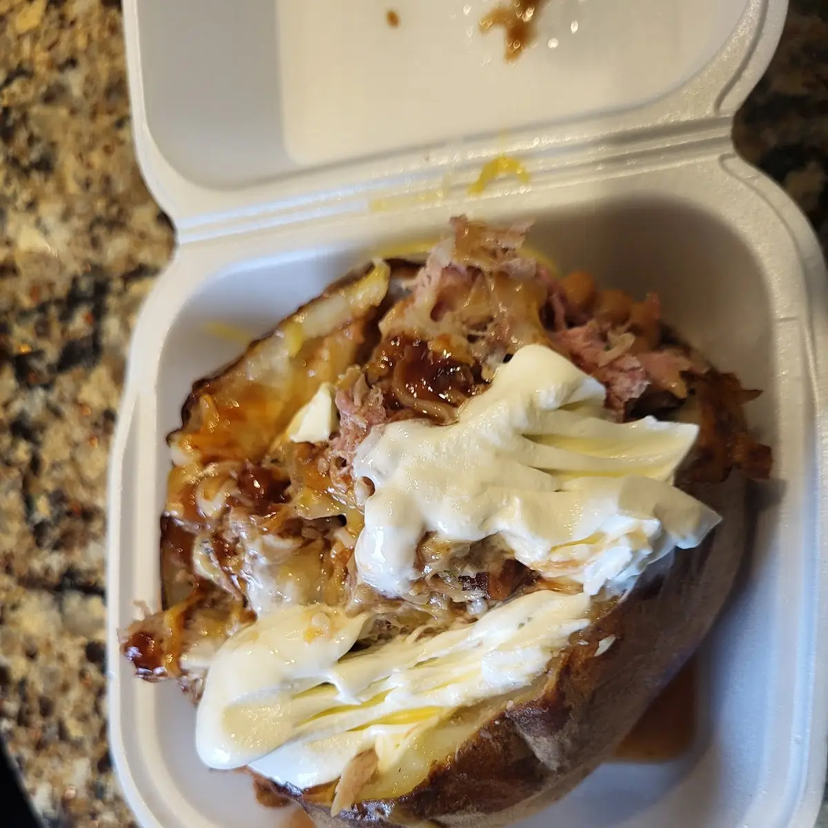 Pulled Pork Baked Potato