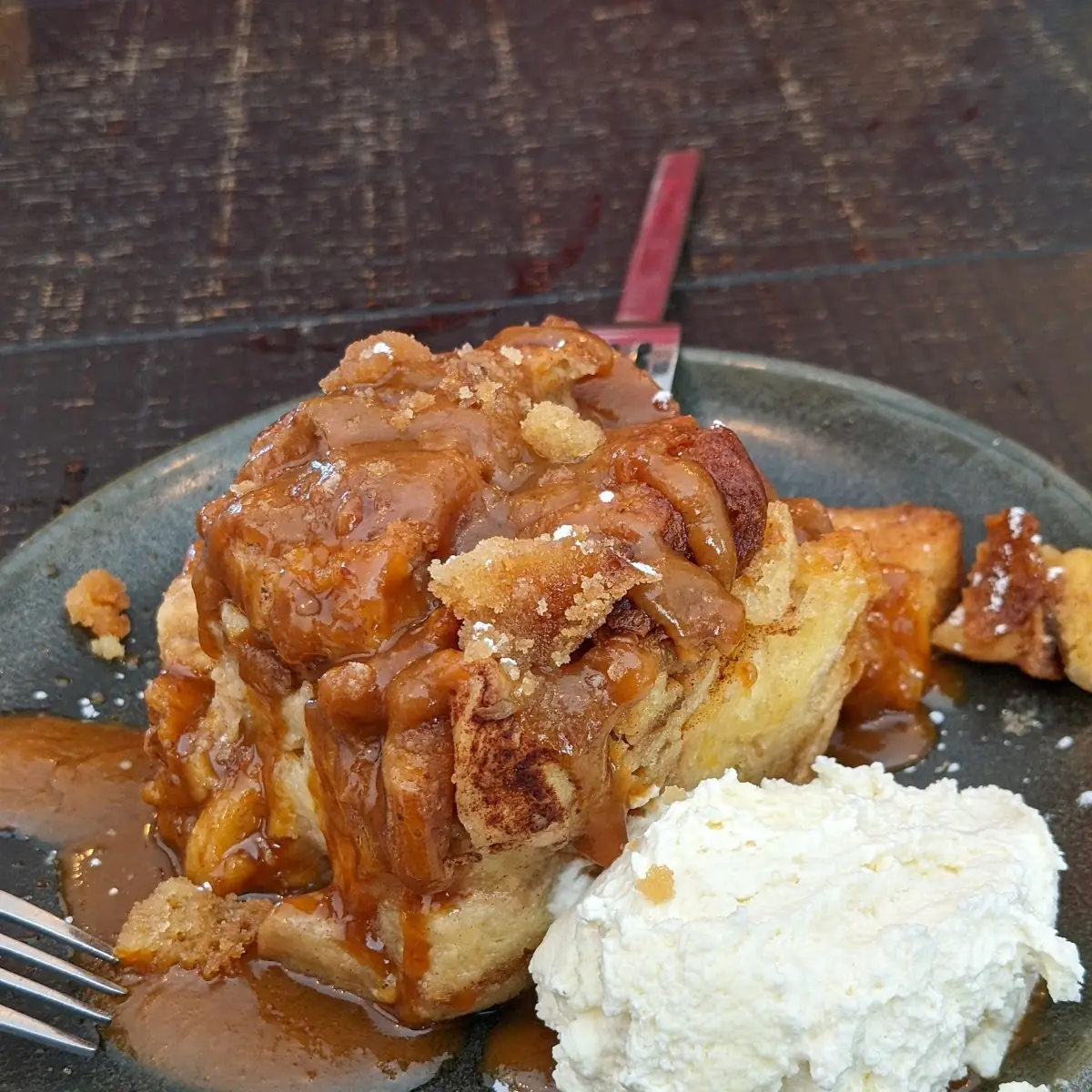 Bourbon Apple Bread Pudding