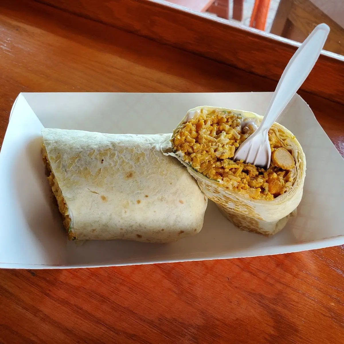 Buttery Chicken Burrito