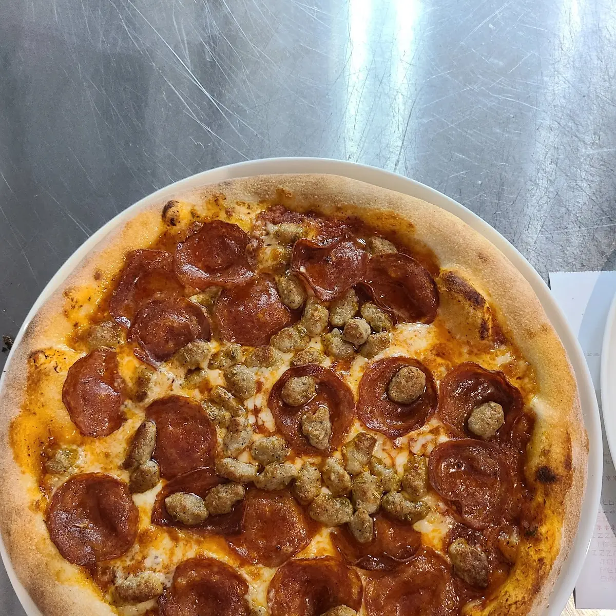 Pepperoni Sausage Pizza