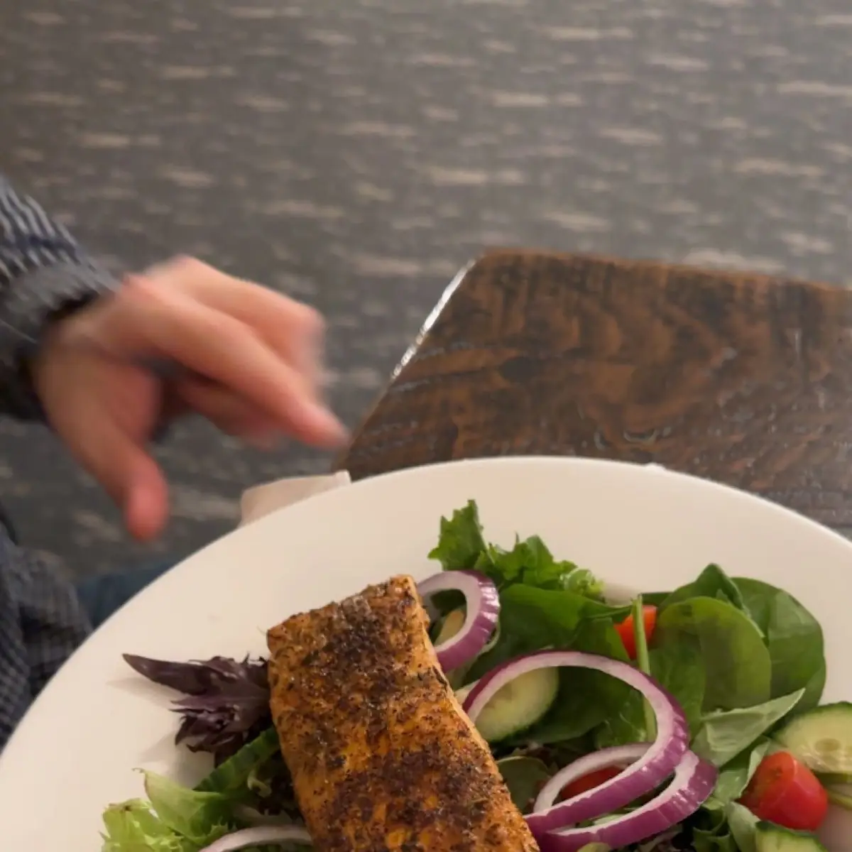 Blackened Salmon Salad
