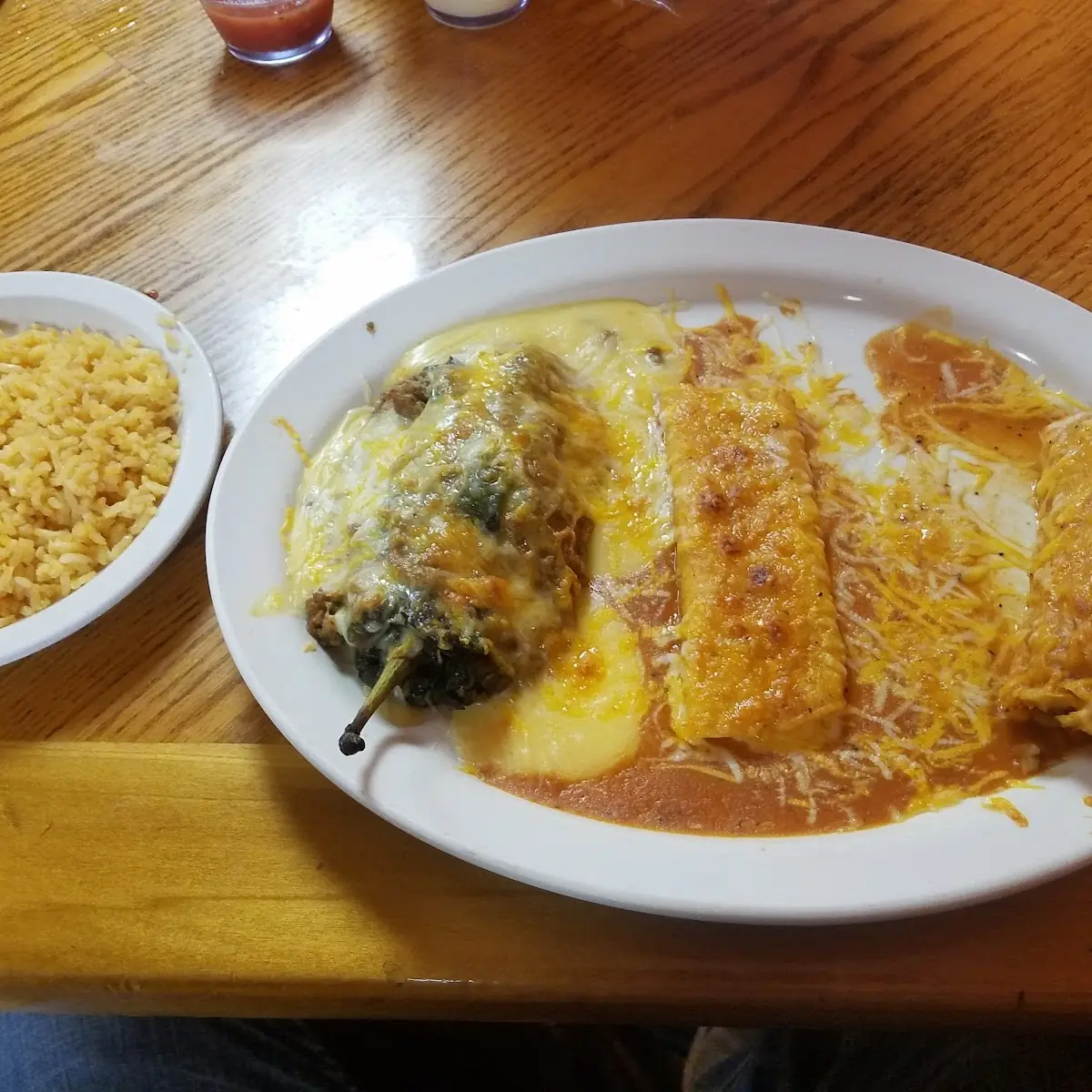 Villa Juárez Chile Relleno Enchilada and Tamal
