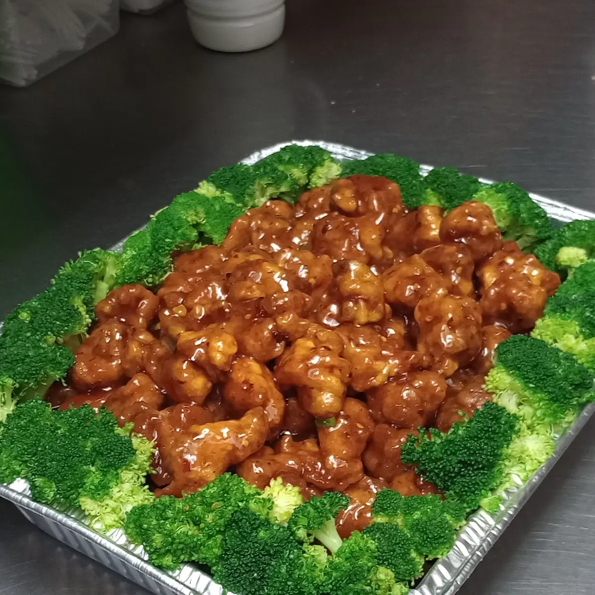 General TSO's Chicken Tray Party