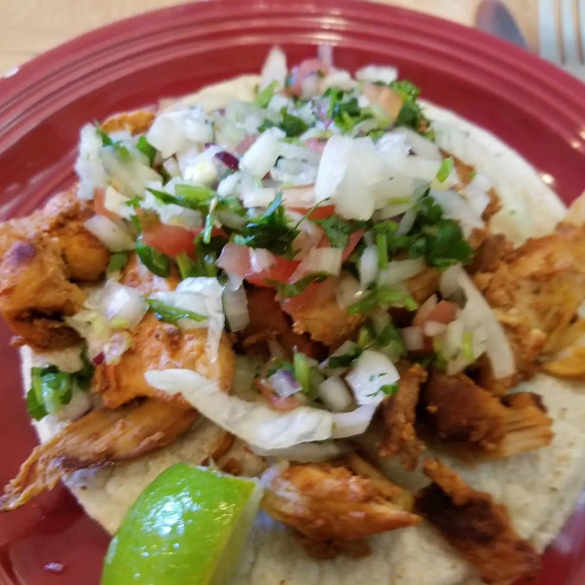 Two Carnitas Taco Plate