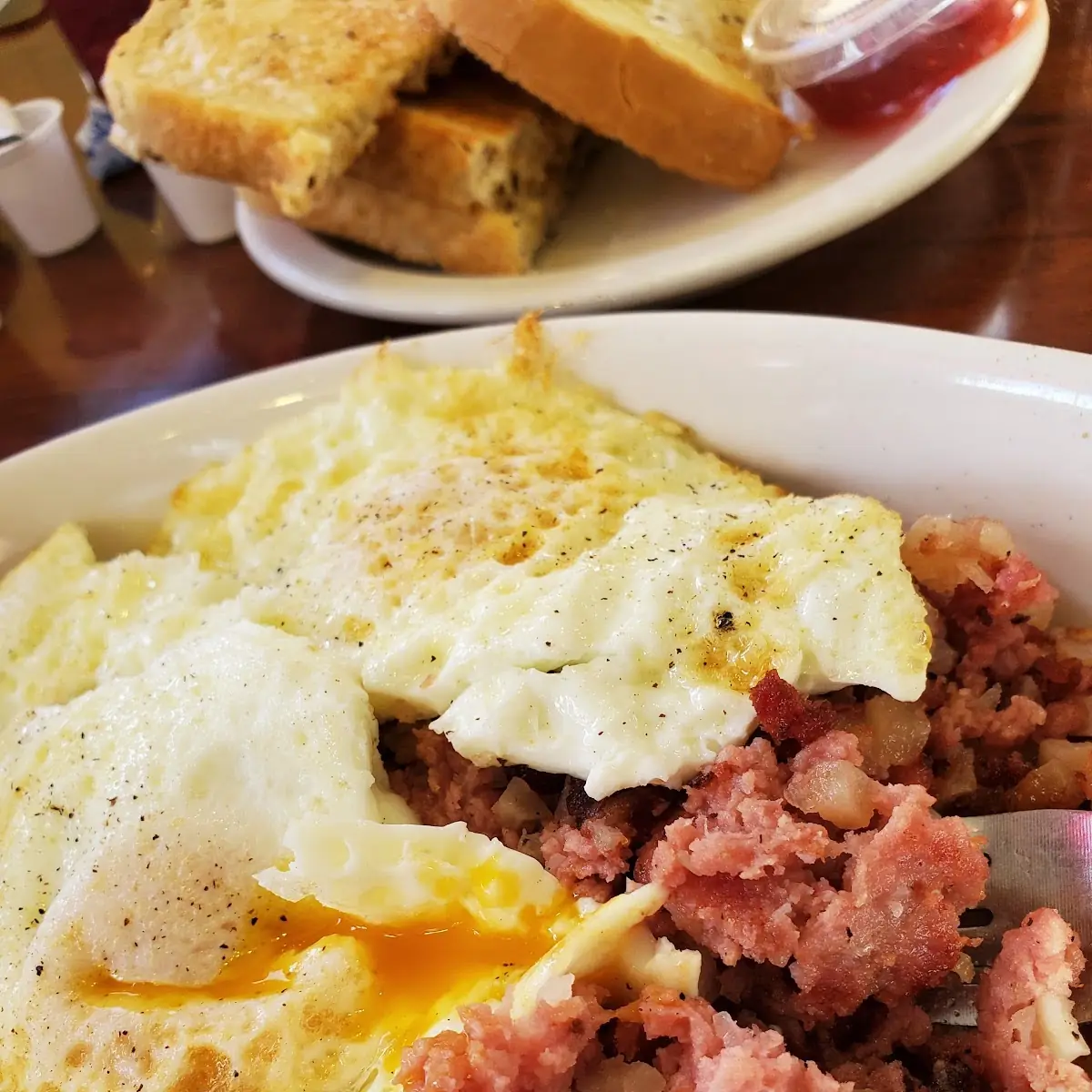 Corned Beef Hash and Eggs