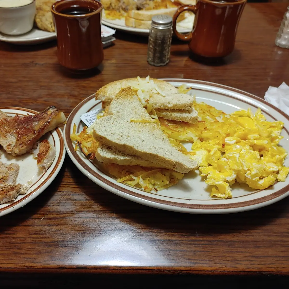 Breakfast Chop with Hash Browns