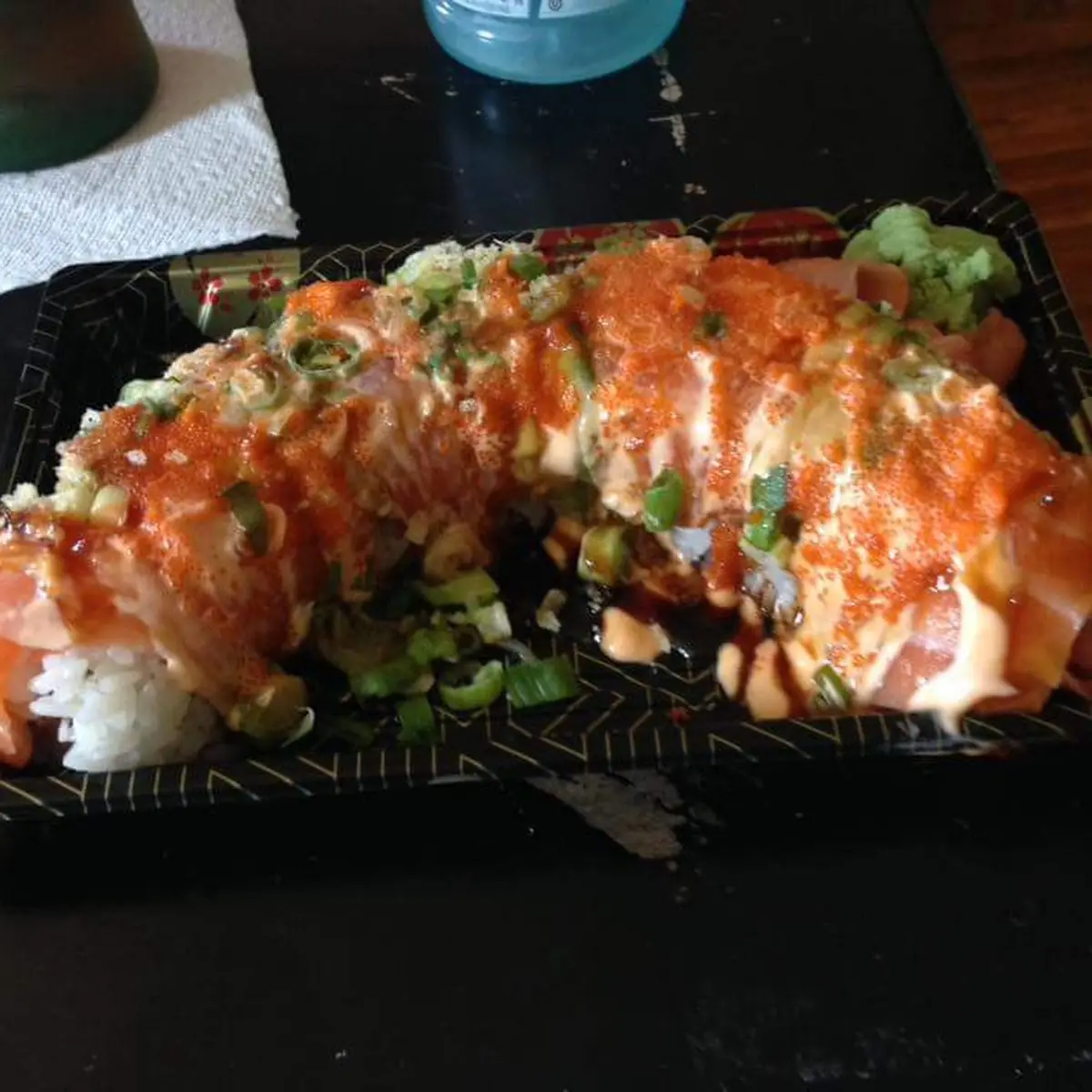 Spicy Mayo and Eel Sauce