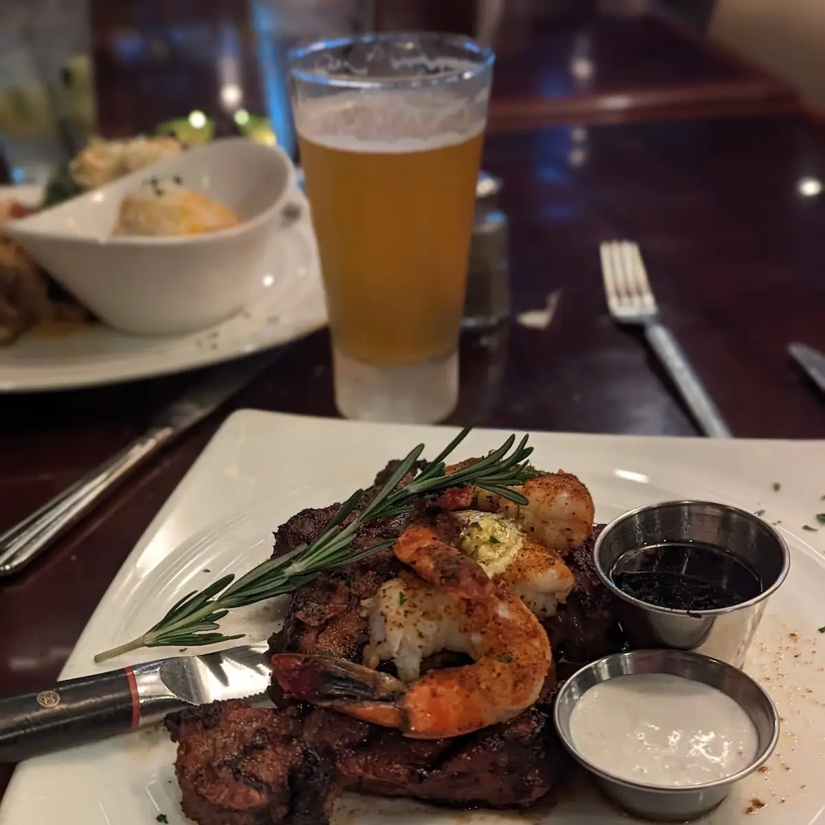 12oz Ribeye with 3 Shrimp