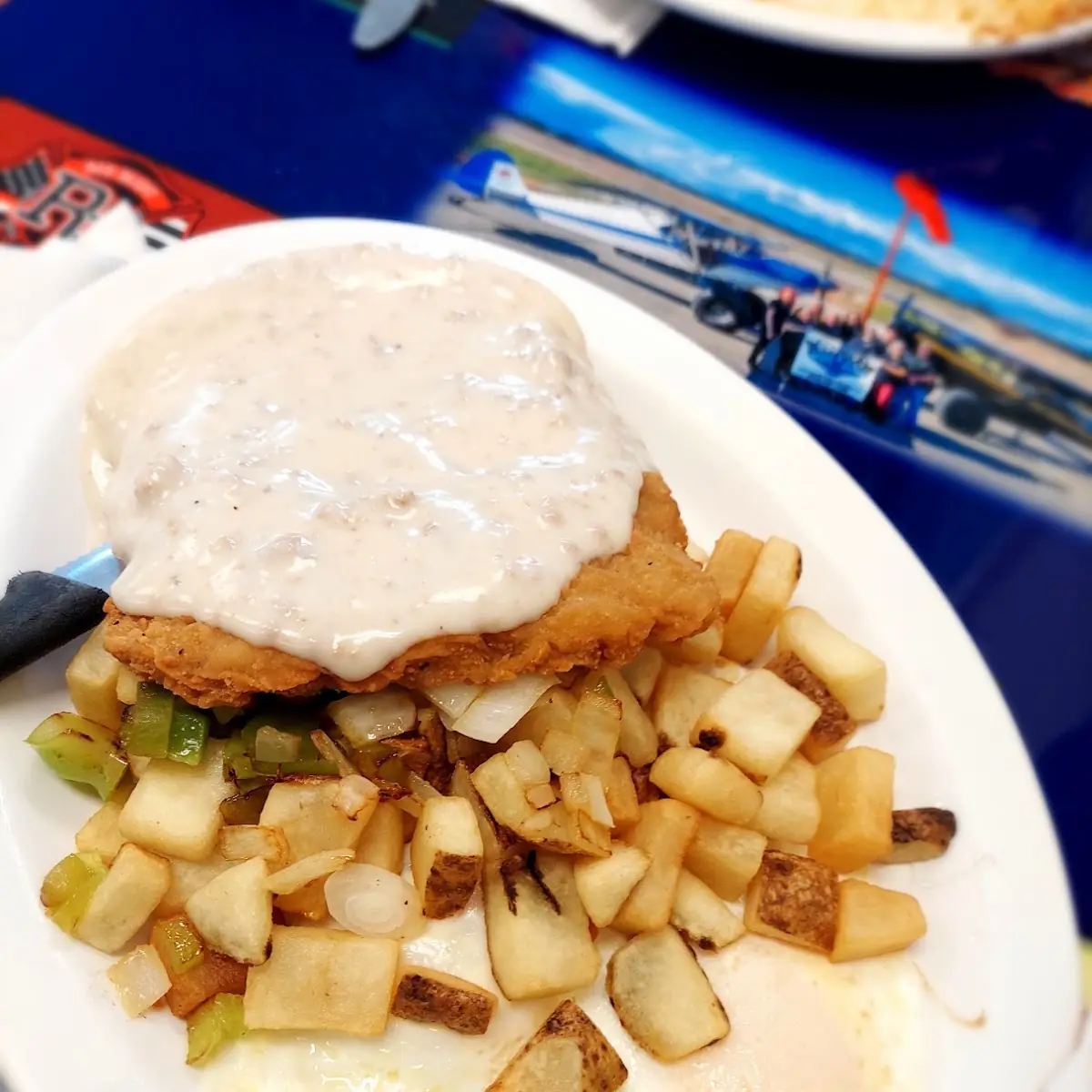 Chicken Fried Steak and Eggs