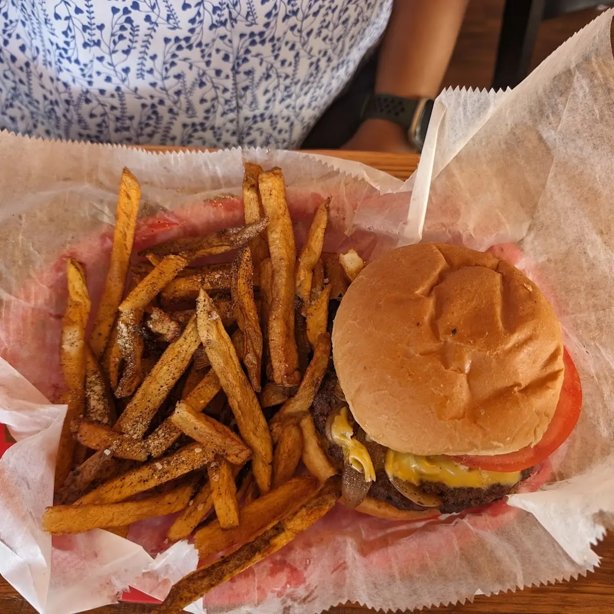 Burger and Fries