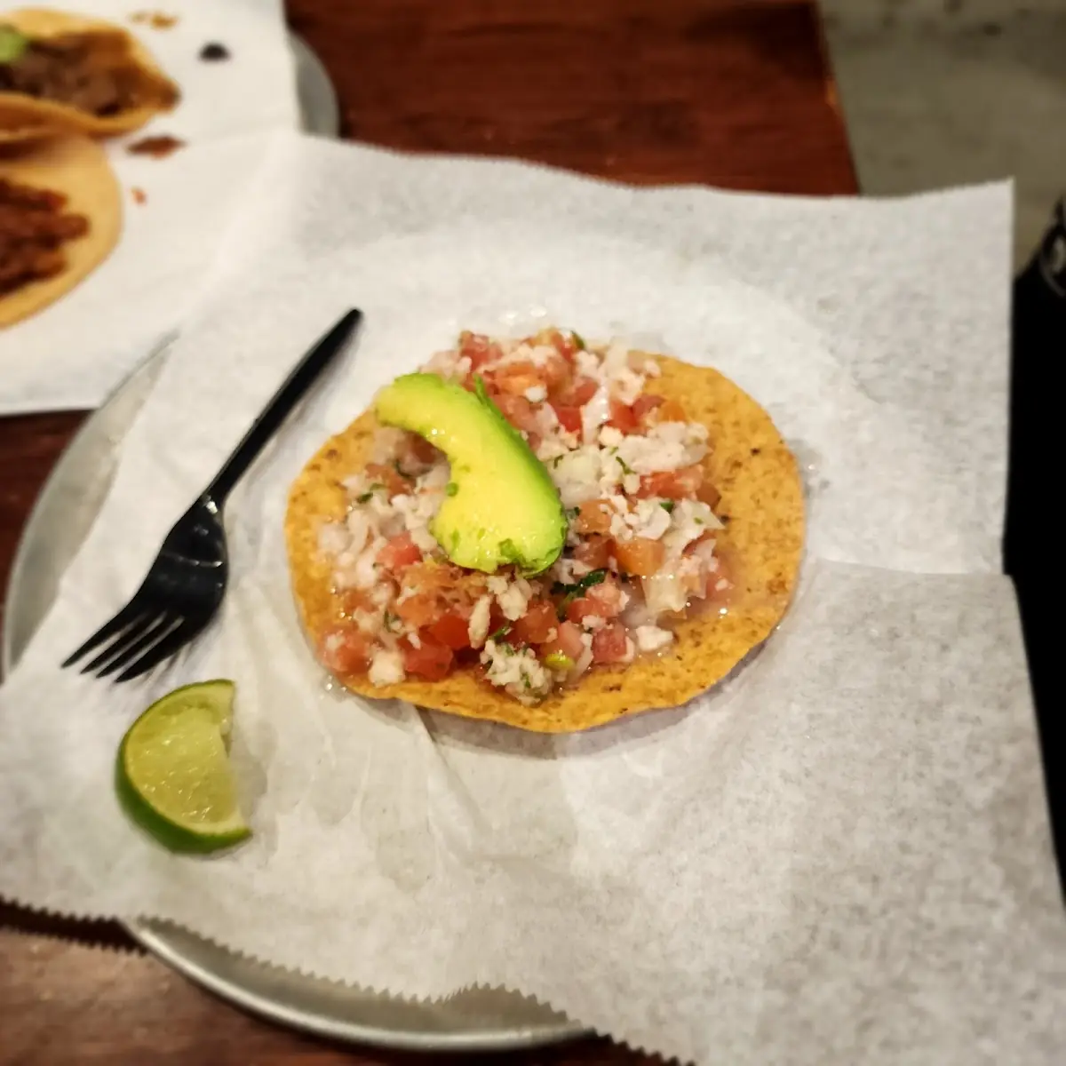 Ceviche Tostada