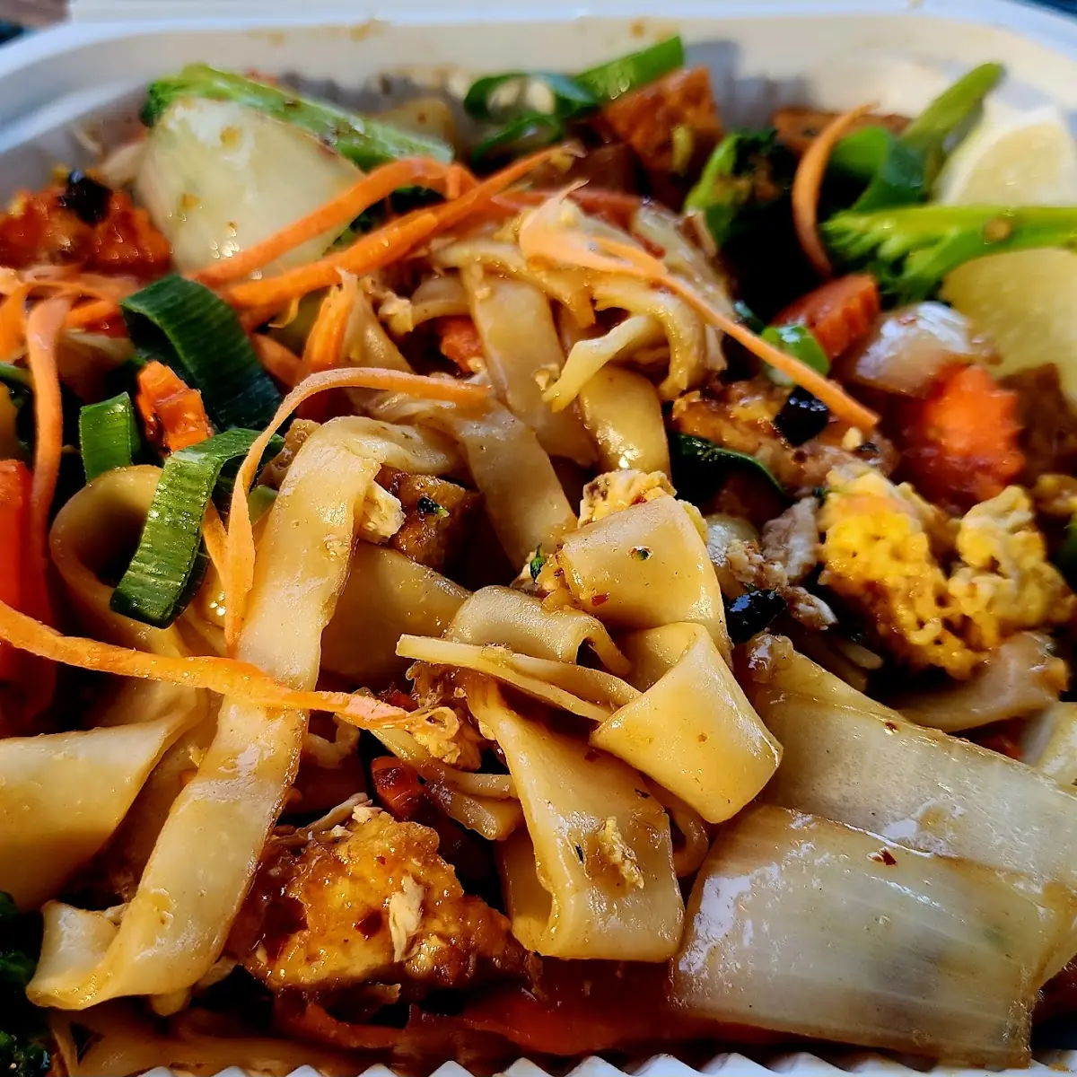 Pad Kee Mao w Tofu