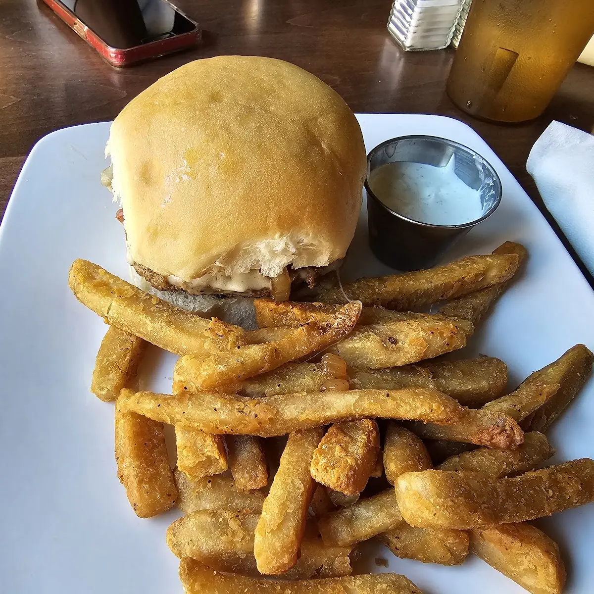 Philly Cheesesteak Burger