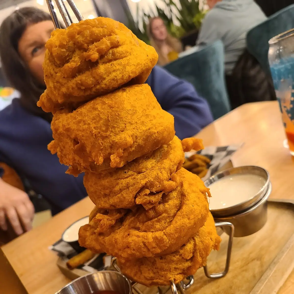 Tower of Onion Rings