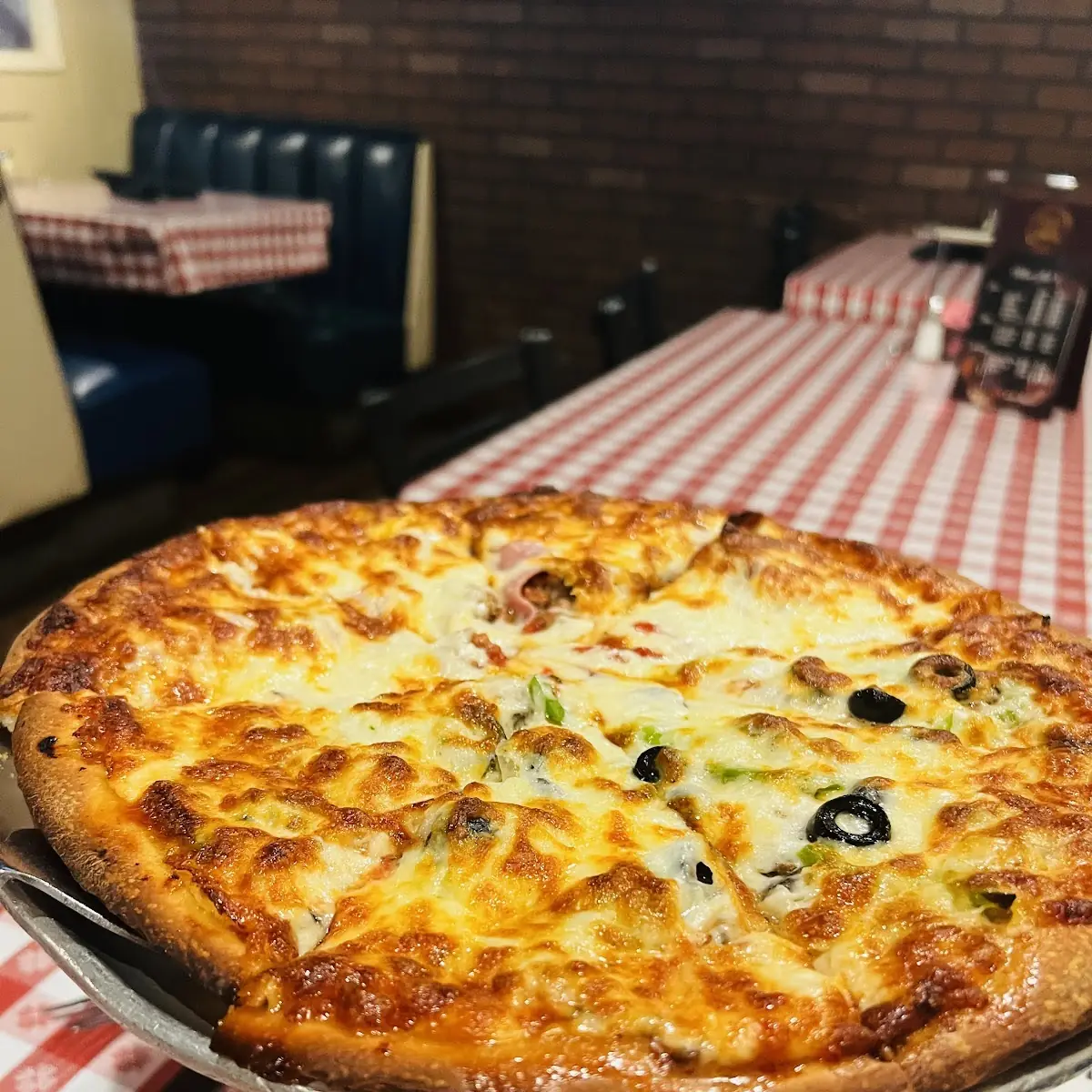 All Pepperoni Half Mushroom Pizza