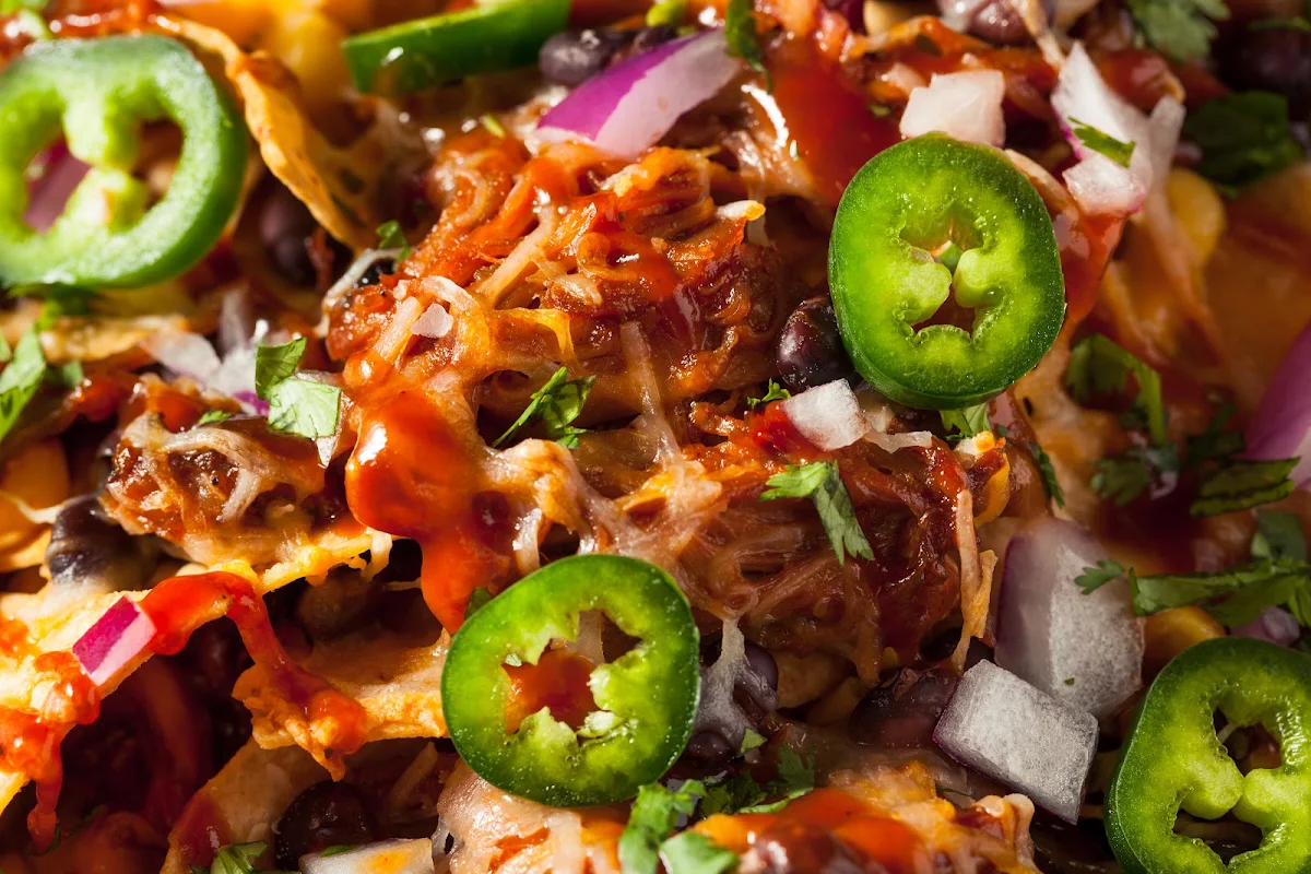 Pulled Pork Tater Tot Nachos