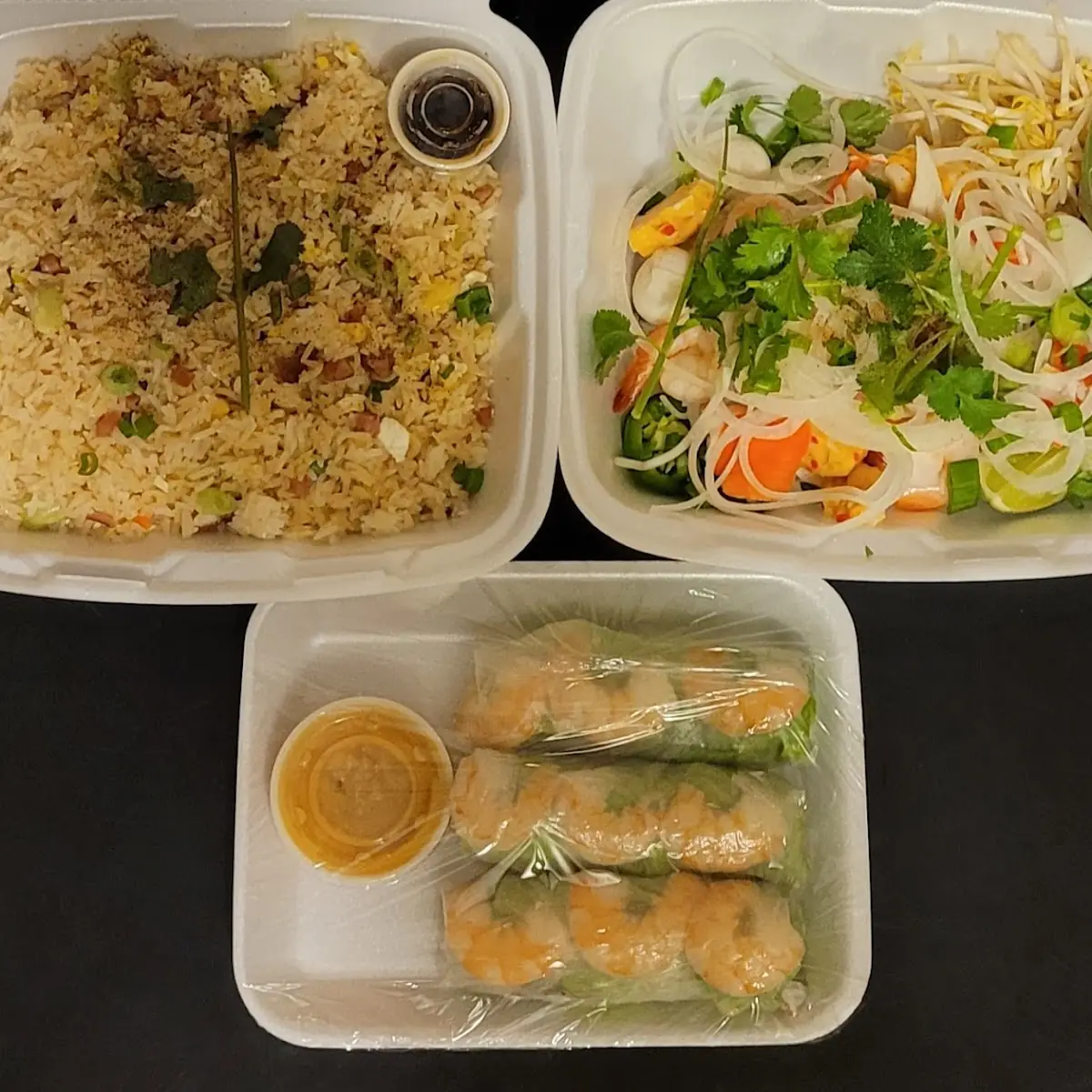 Fried Rice and Sea Food Pho