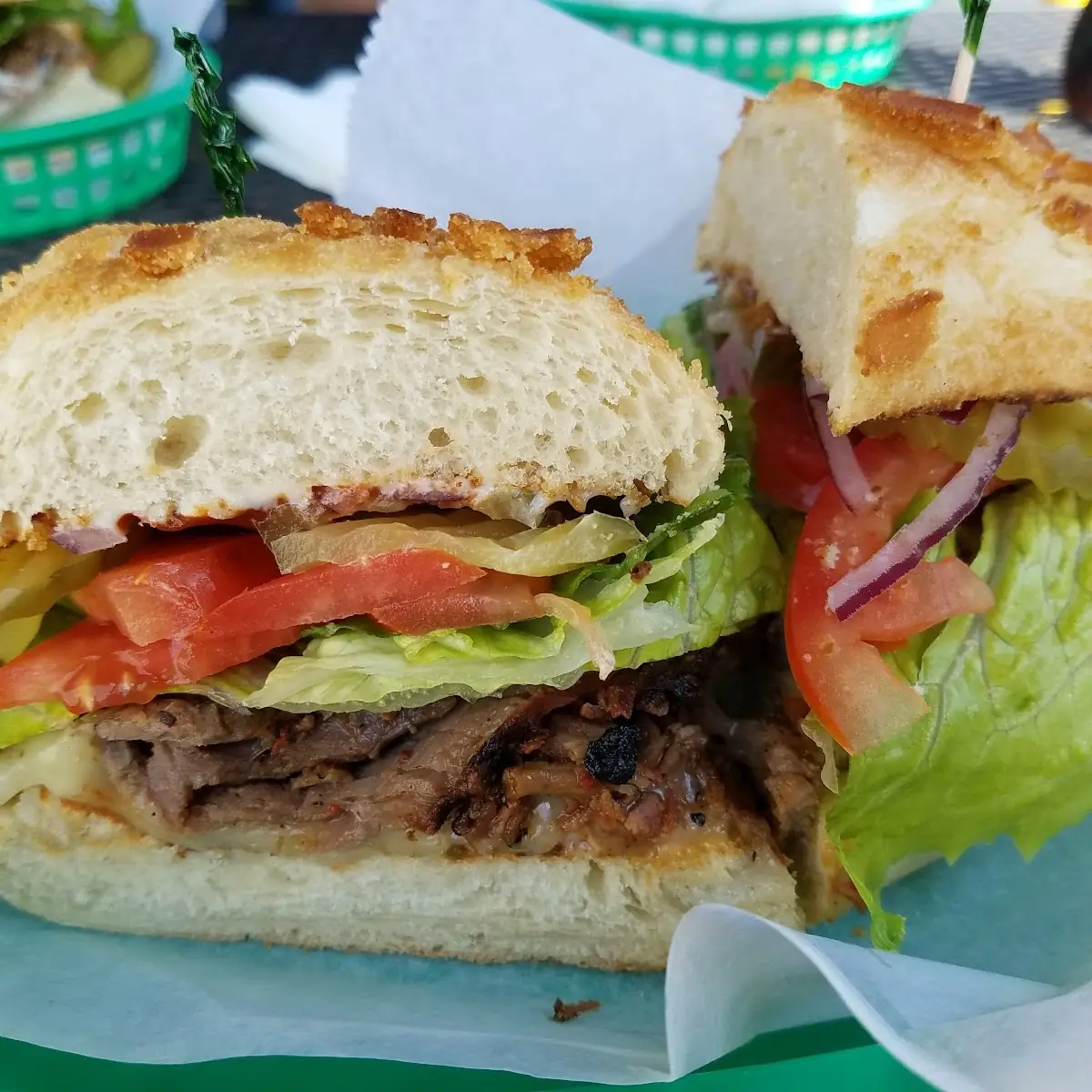 Sam-Tasteak Grilled Tri Tip Steak Sandwich