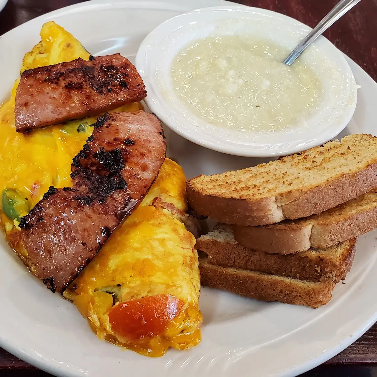 Smoked Sausage Omelet