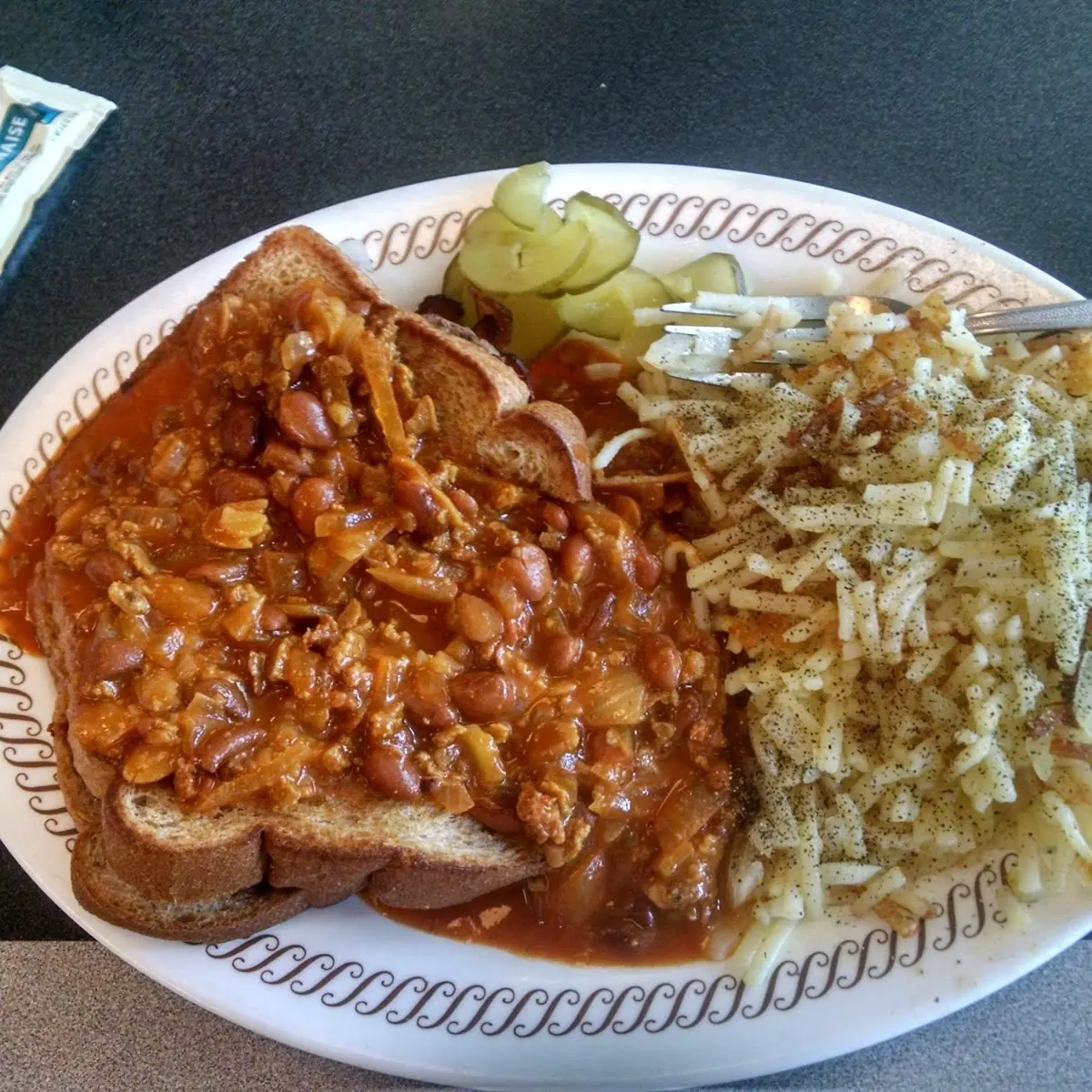 Bacon Patty Melt Plate
