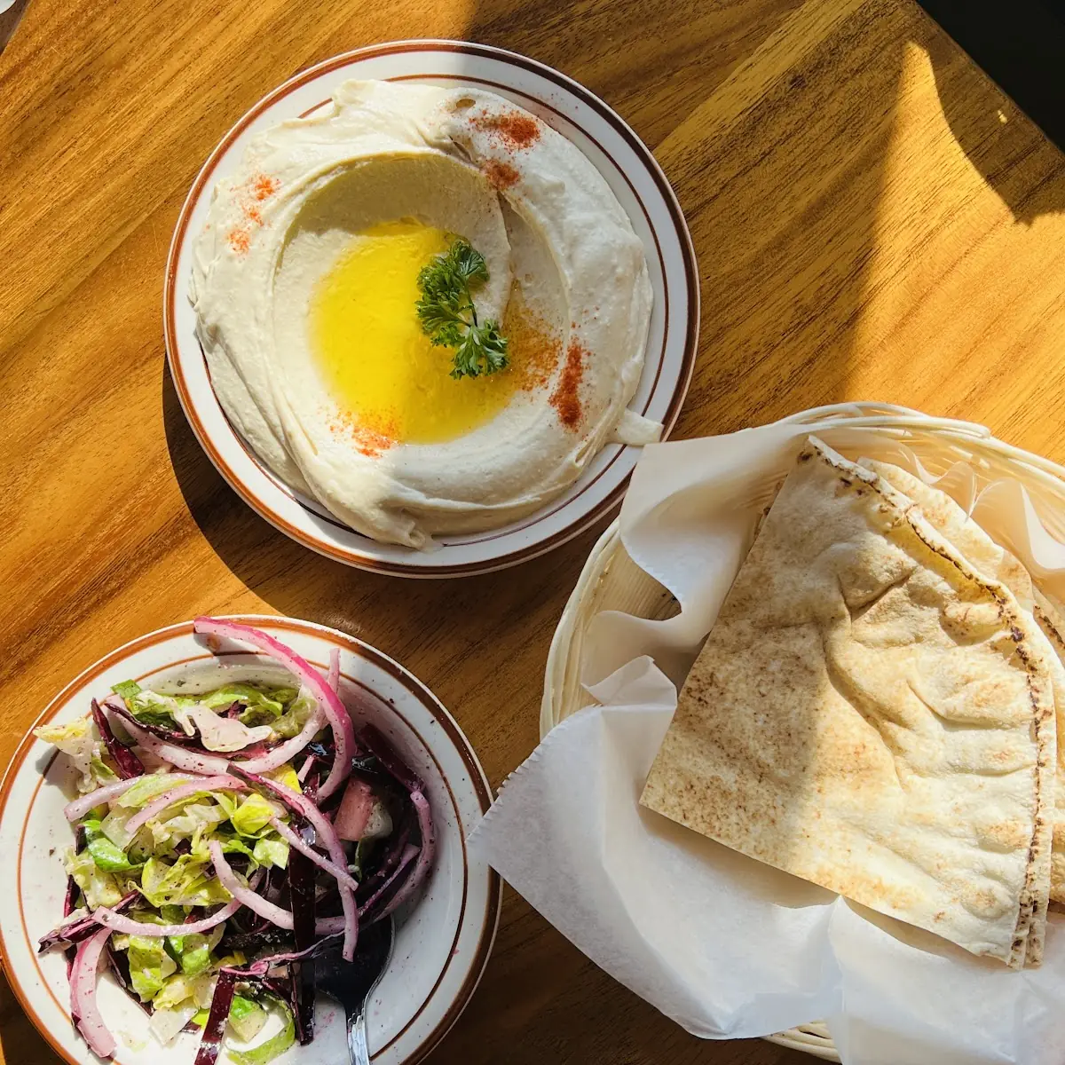 Hummus and Pita Bread