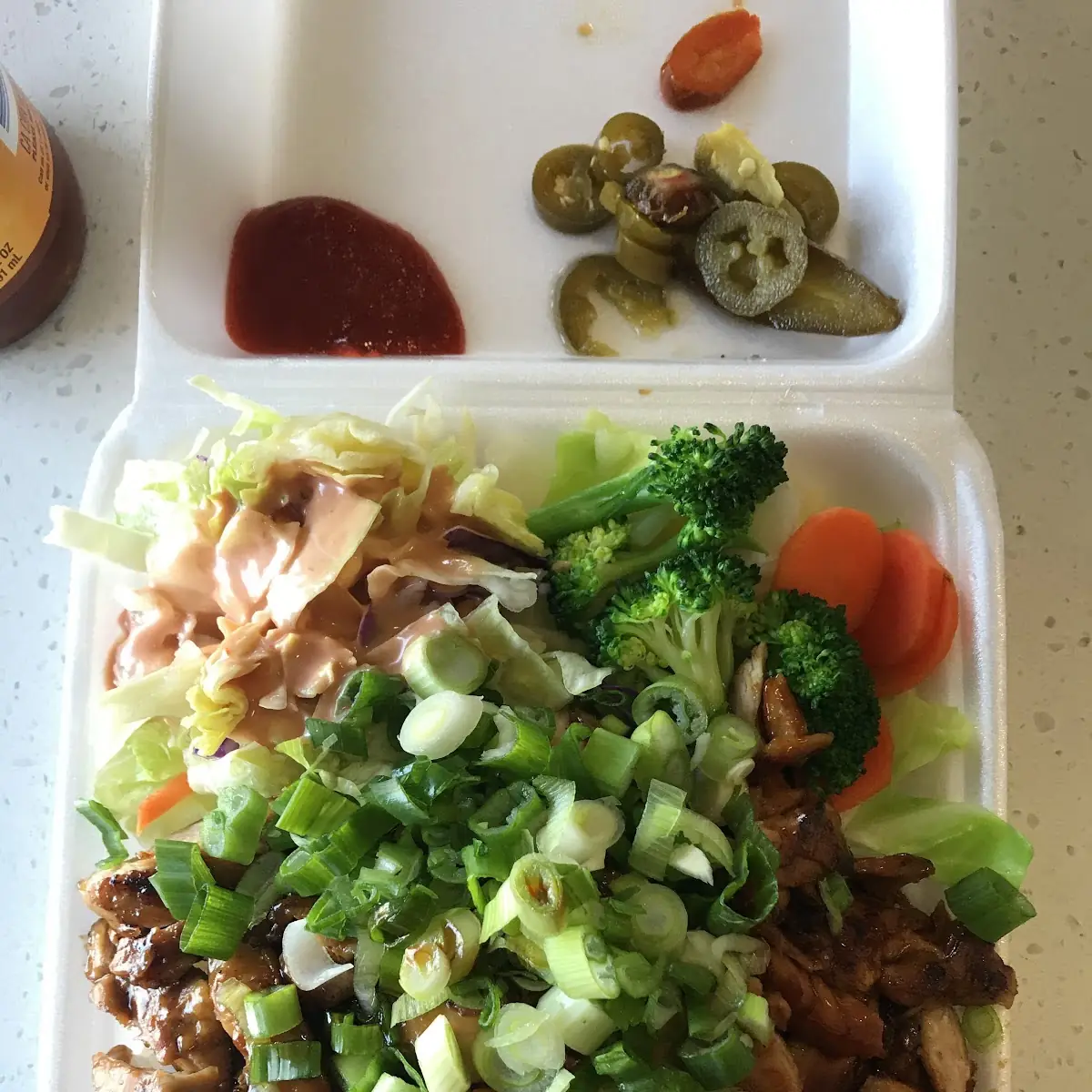 Chicken Teriyaki and White Rice