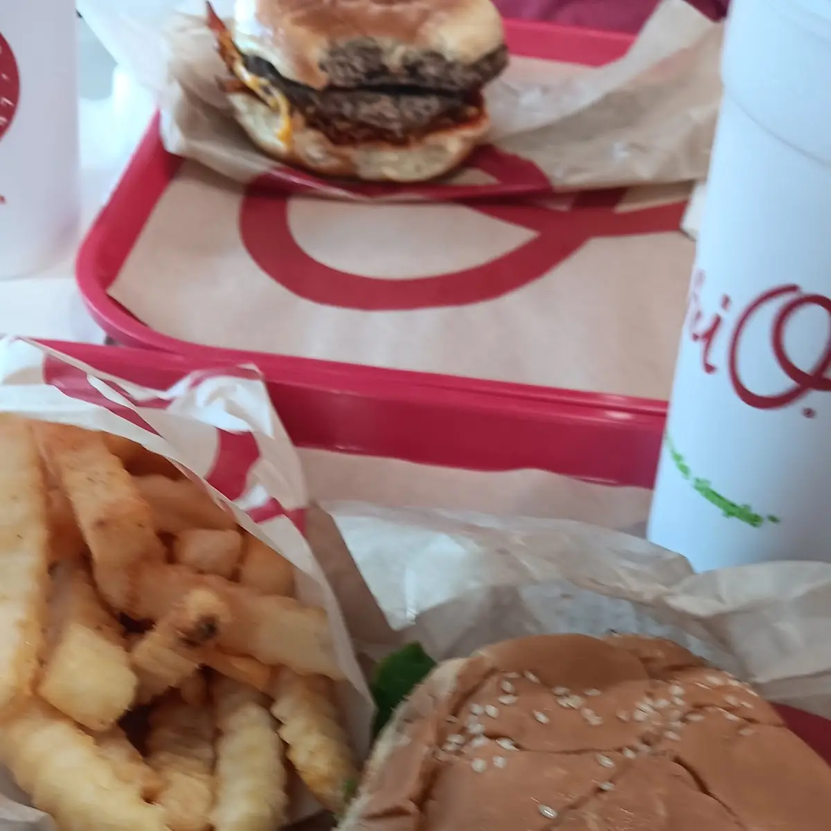 Monster Burger and Fries