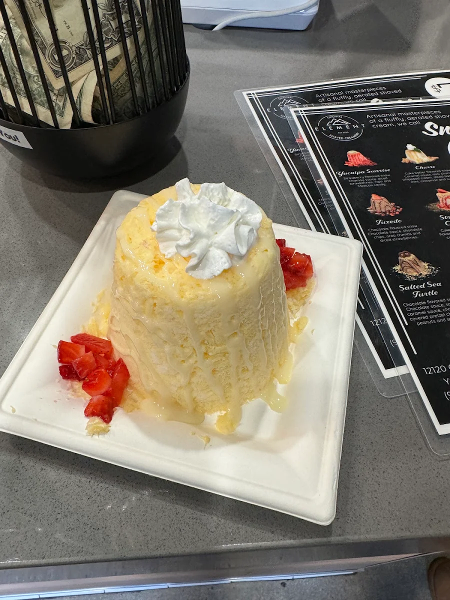 Dole Whip with Strawberry