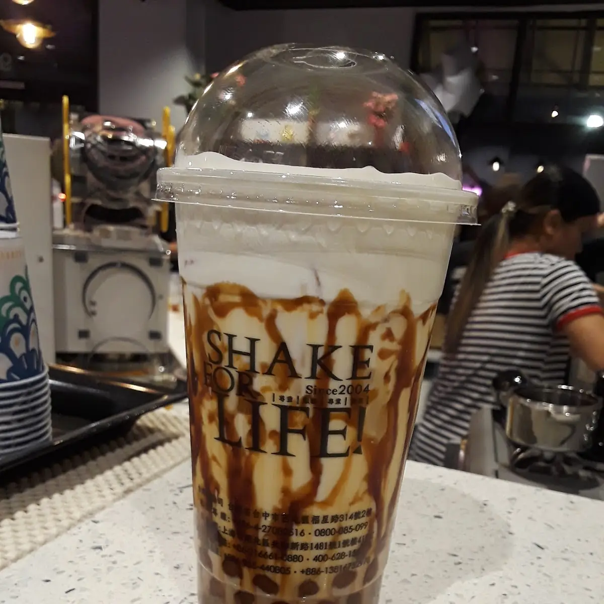 Taro Jasmine Greentea Latte