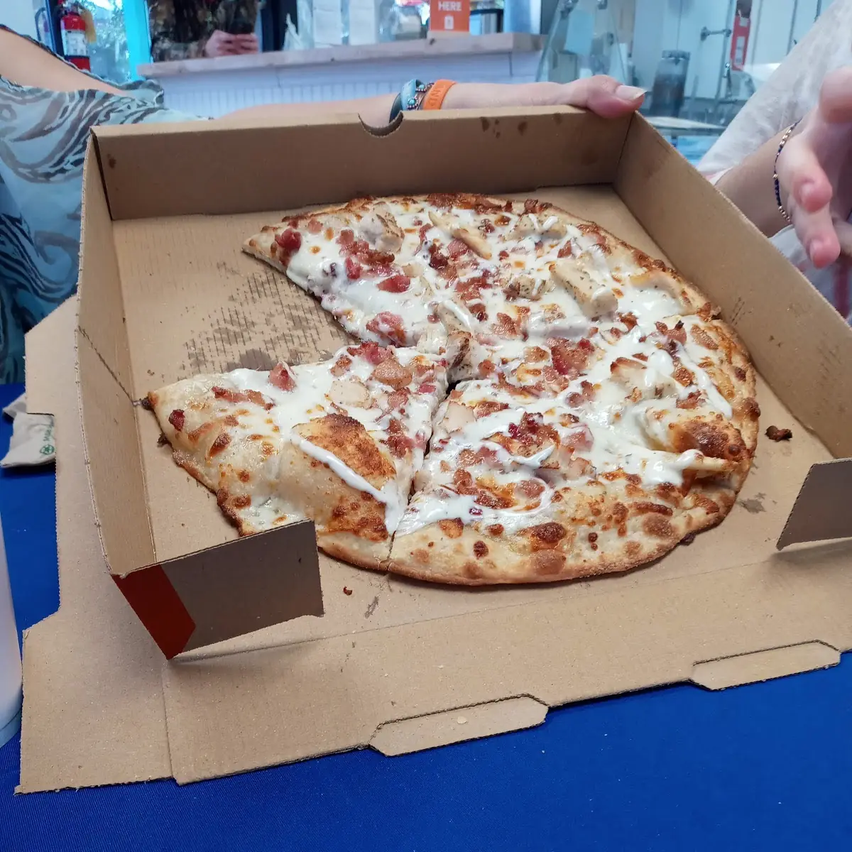 Chicken Bacon Ranch Pizza