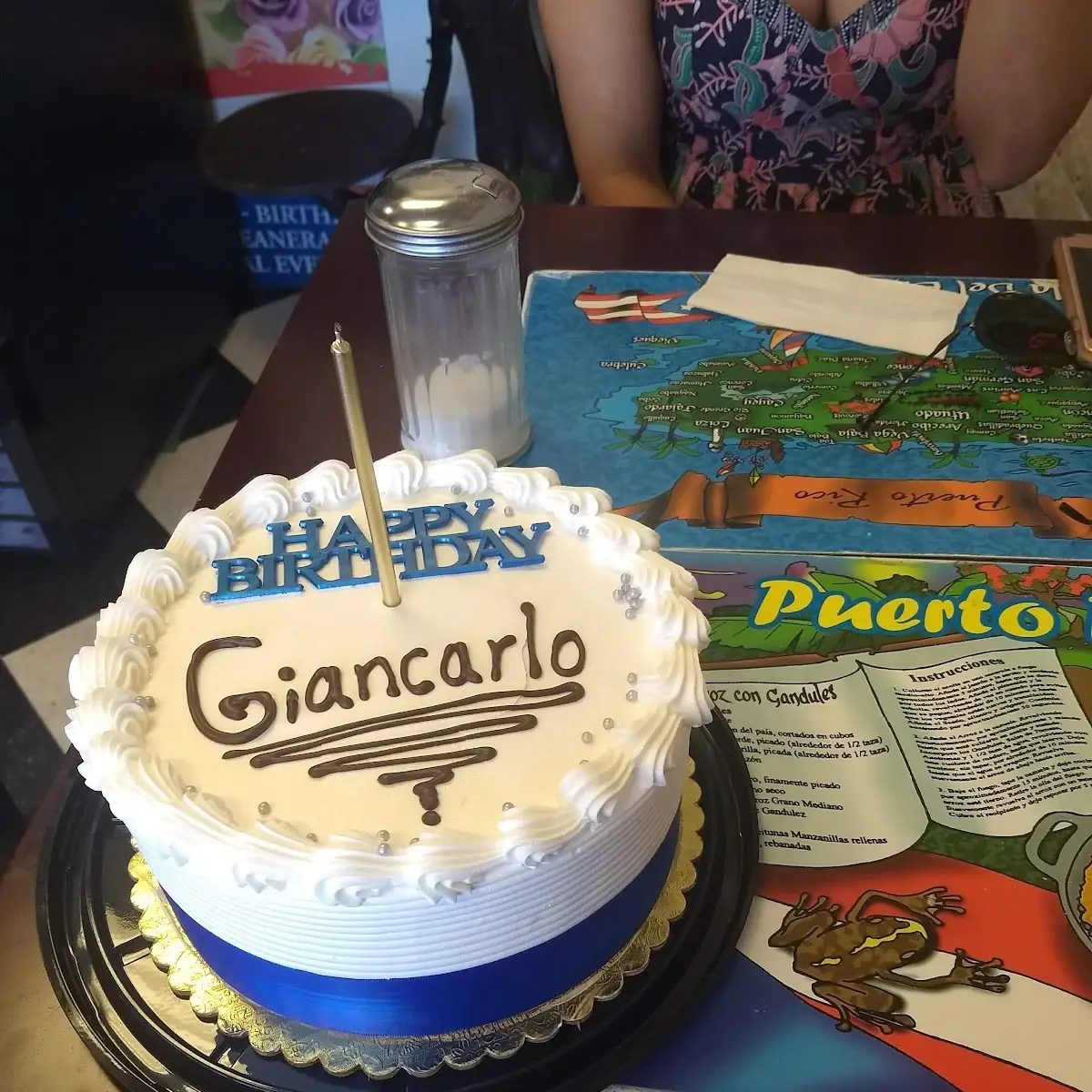 Tres Leches Birthday Cake