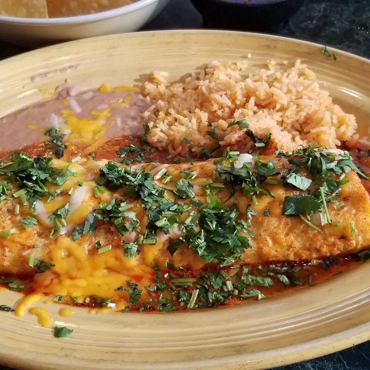Smothered Shredded Beef Burrito