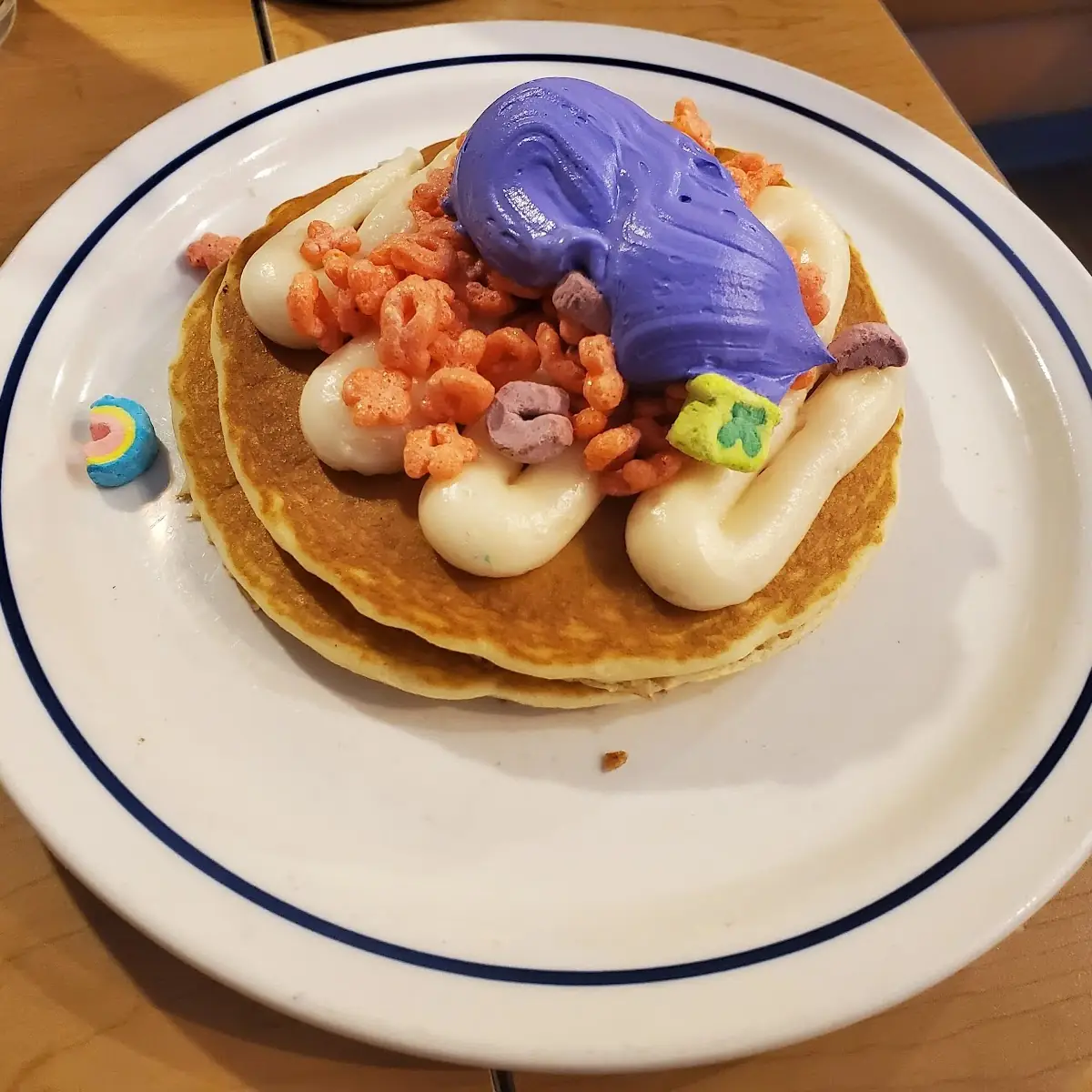 Lucky Charms Pancakes