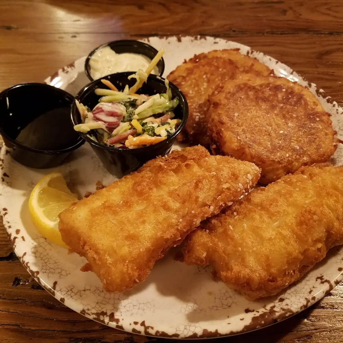 Beer Battered Cod Dinner