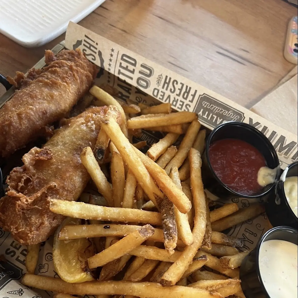 Beer Battered Fish & Chips