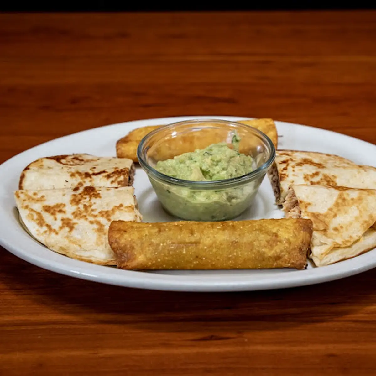 Cheese Quesadilla with Rice