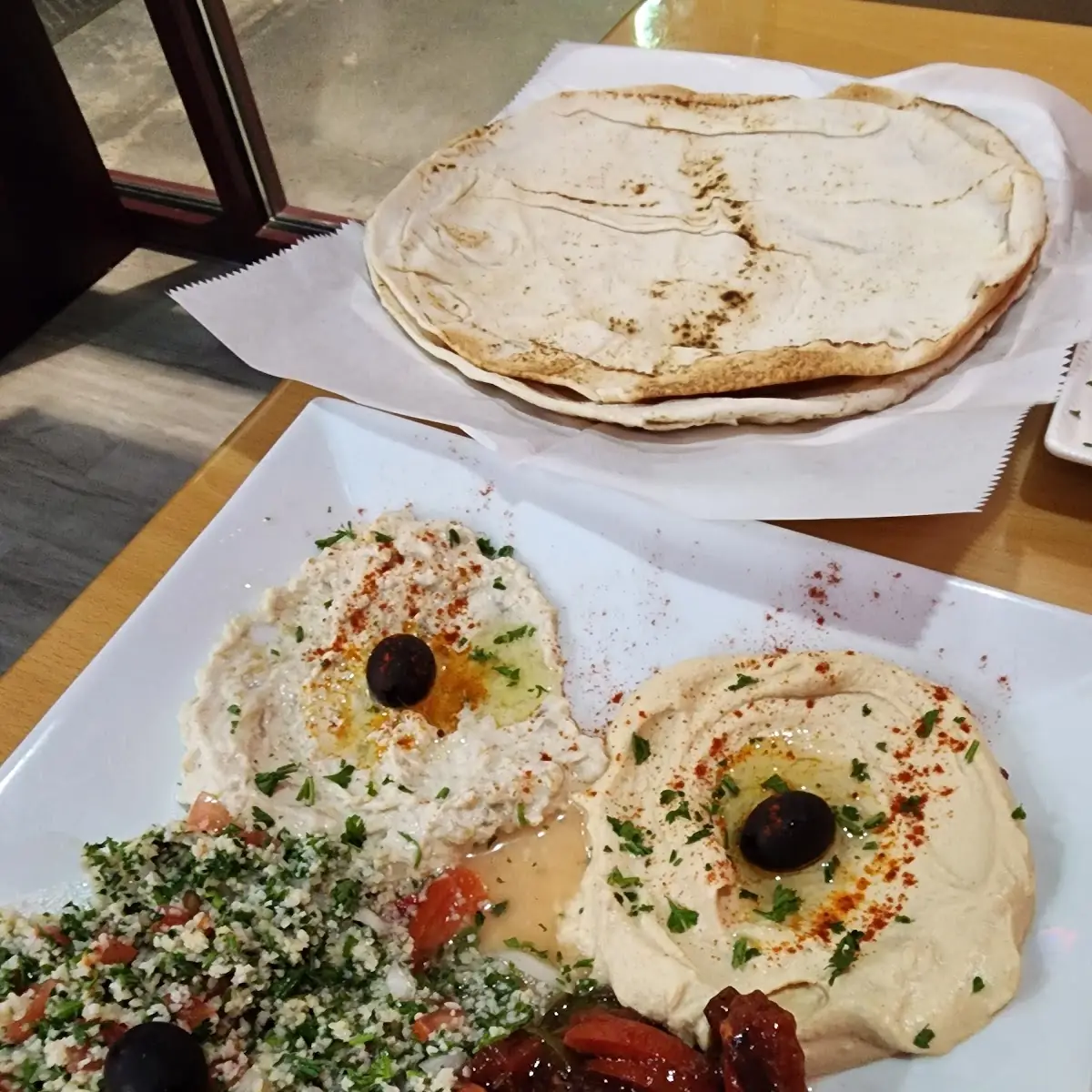 Mixed Appetizer Sampler with Pita