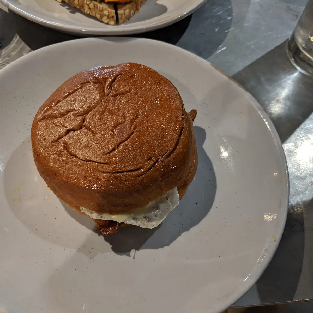 Egg and Bacon Breakfast Sandwich
