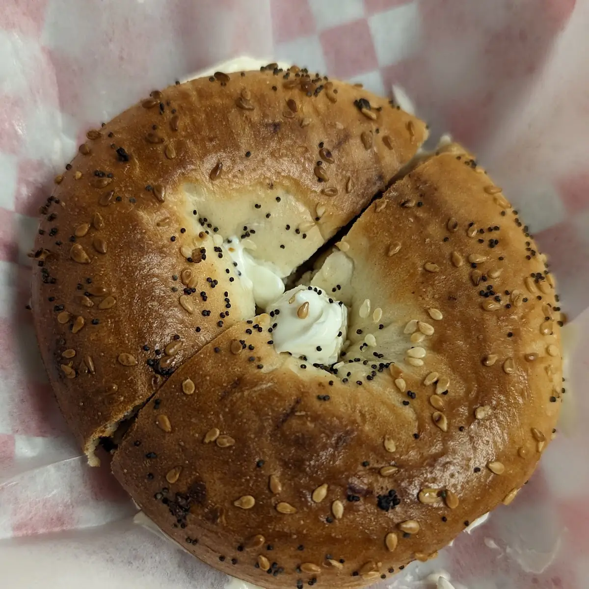 Everything Bagel with Cream Cheese