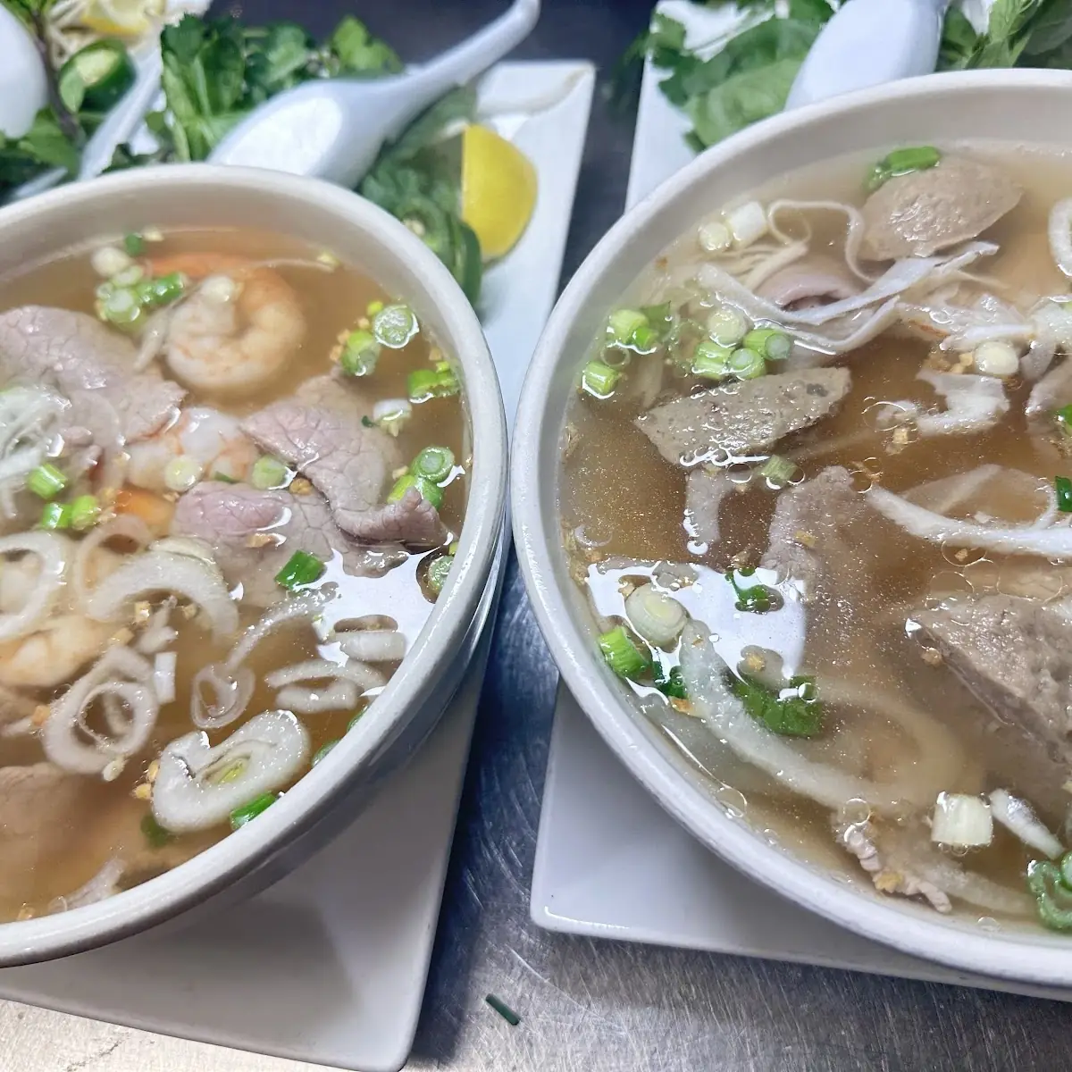 Beef & Seafood Combo Noodle Soup Pho